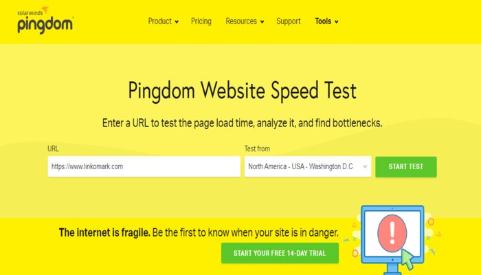 Pingdom - Website Speed Testing Tool